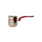 Cafetière "Briki" de taille moyenne en acier inoxydable pour café grec - 350 ml / diamètre 8 cm