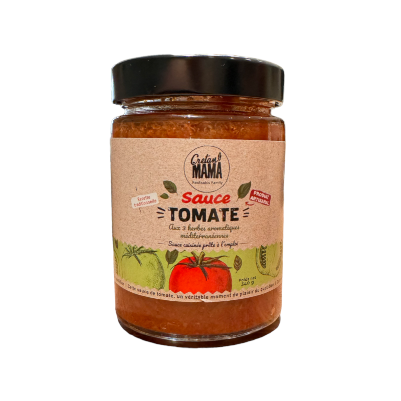 Sauce tomate aux 3 herbes CRETAN MAMA 340g