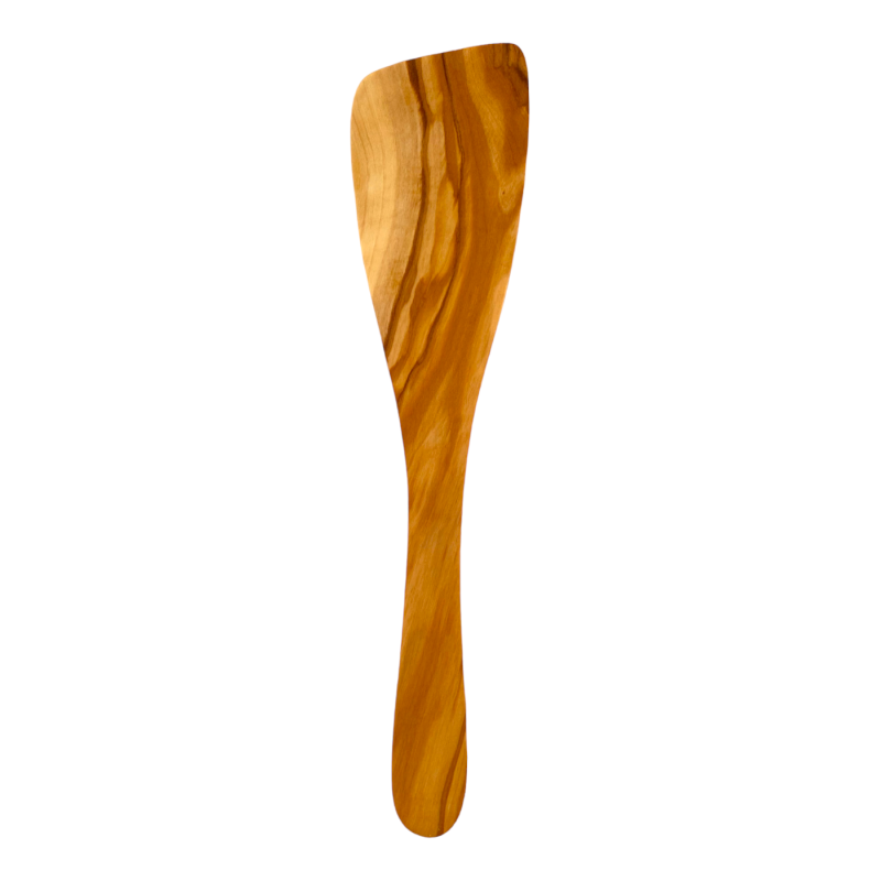 Spatule large en bois d’olivier RIZES 32cm