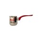 Cafetière "Briki" de petite taille en acier inoxydable pour café grec - 200 ml / diamètre 7 cm