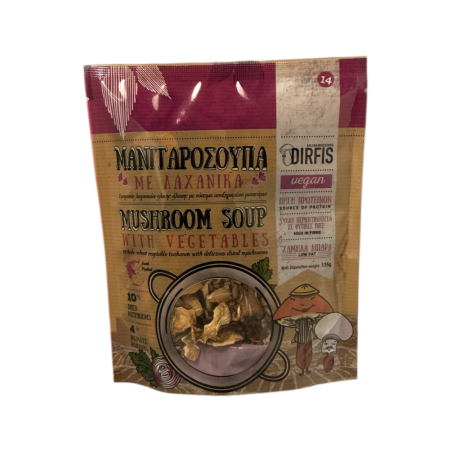 Soupe de champignons aux légumes de Grèce DIRFIS 135 g