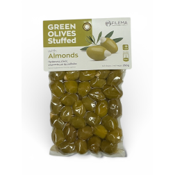Olives grecques vertes Atlas farcies à l’amande FILEMA 250 g