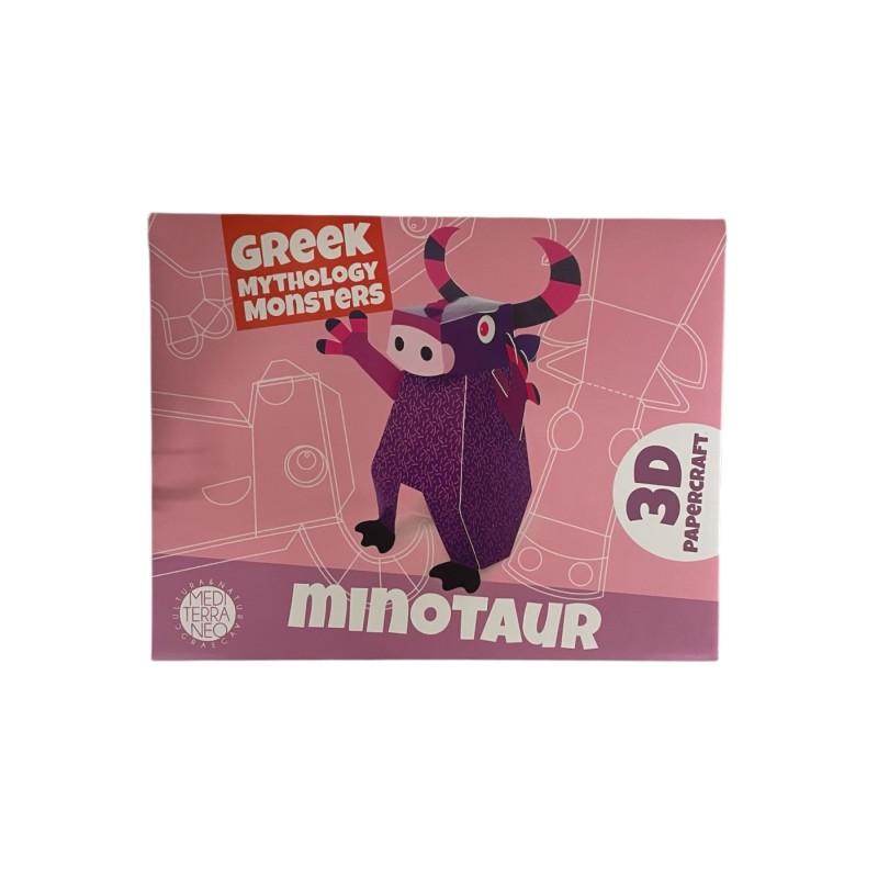 Puzzle 3D de Minautore en papier - Monstre de mythologie grecque MEDITERRANEO
