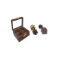 Set de 4 puzzles en bois 12x12x5 cm