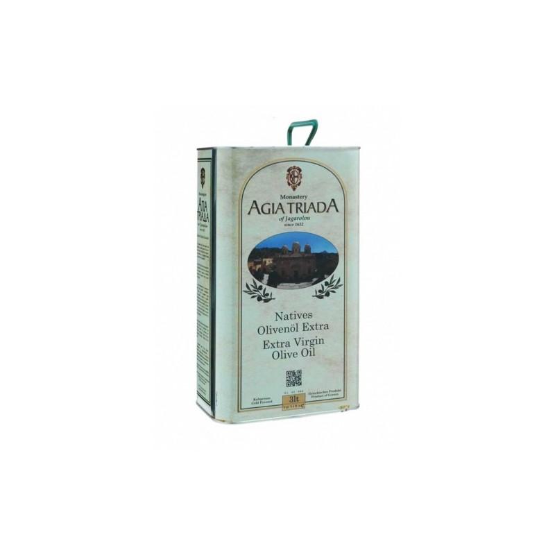 Huile d'olive vierge extra de Crète - Monastère AGIA TRIADA bidon 3 l
