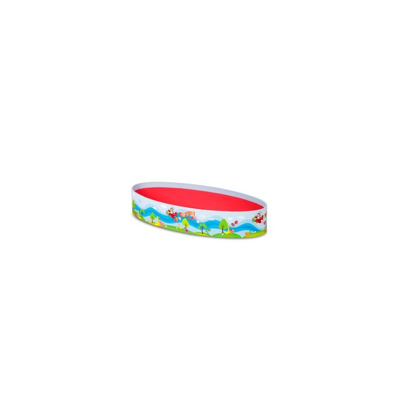 Corbeille ovale carton DECOR JOYEUSES PAQUES 23x10x4 cm