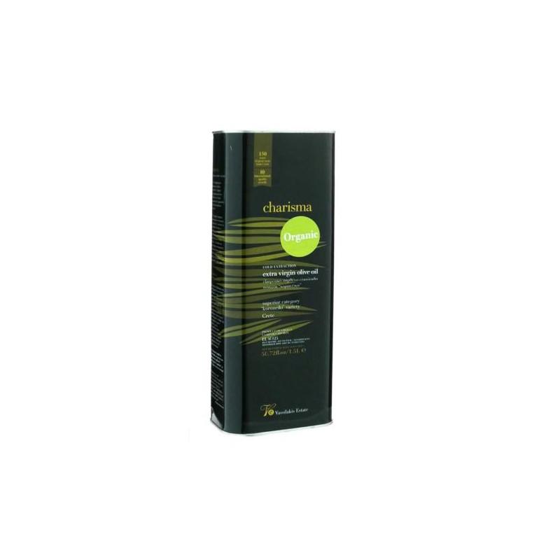 Huile d’olive vierge extra BIO Charisma VASSILAKIS ESTATE 1,5 l