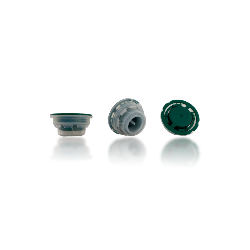 Bouchon vert pour bidons métalliques de 5 l