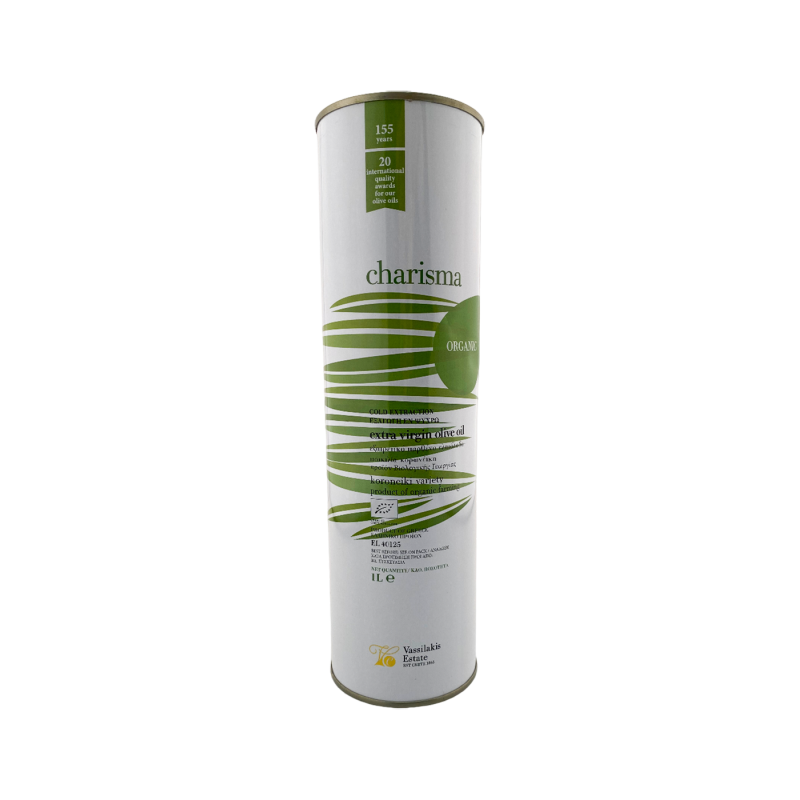 Huile d’olive vierge extra BIO Charisma VASSILAKIS ESTATE 1 l
