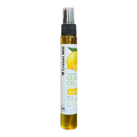 Huile d'Olive au citron en spray CRETAN MILL 60 ml