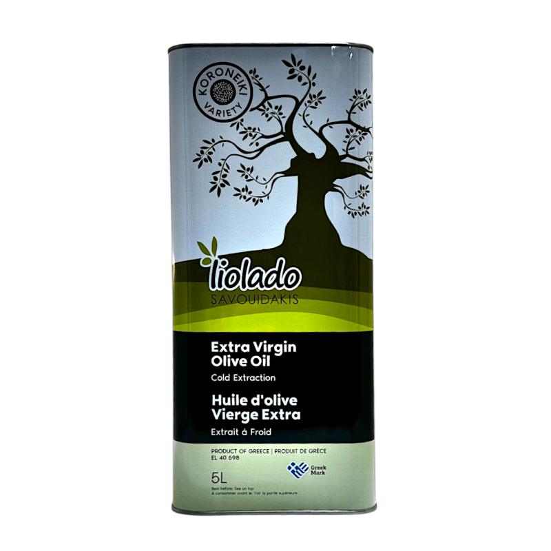 Huile d'olive vierge extra de Crète LIOLADO SAVOUIDAKIS en bidon 5 l