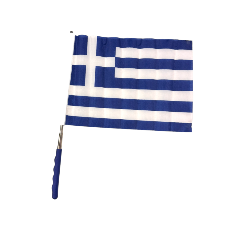 Drapeau grec extensible jusqu'à 61 cm