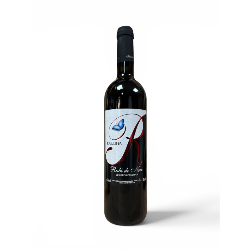Vin rouge grec sec Rubi de Noir CALLIGA 0,75L