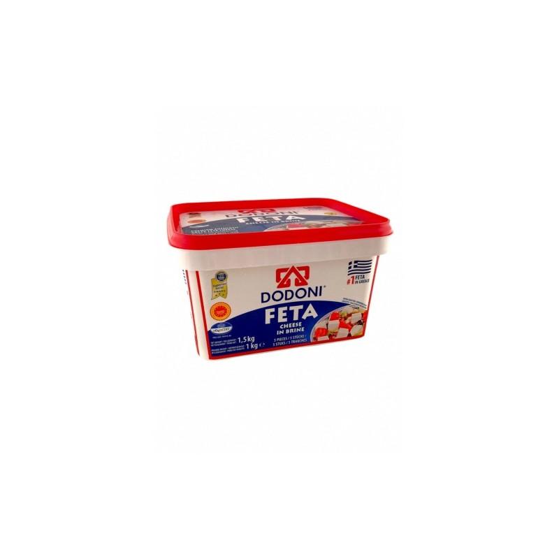 Feta grecque AOP au lait de brebis et chèvre DODONI 1 kg