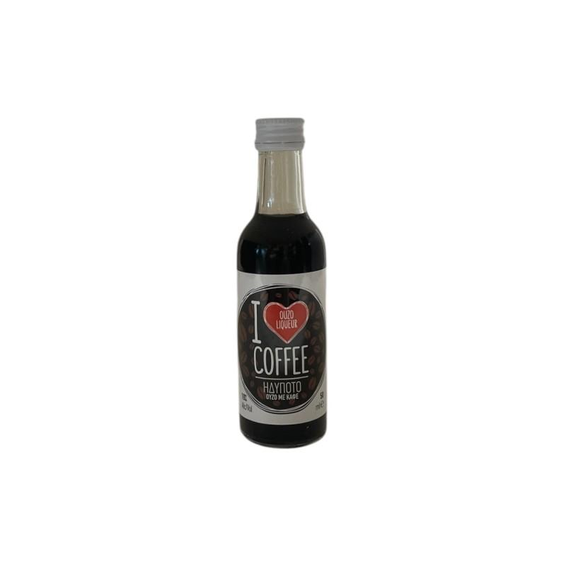 Liqueur I love RAKI au café CRETAN SPIRIT 19 % vol 50 ml