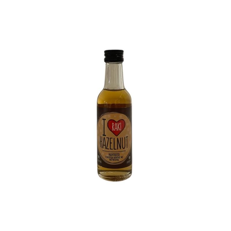 Liqueur I love RAKI à la noisette CRETAN SPIRIT 19 % vol 50 ml