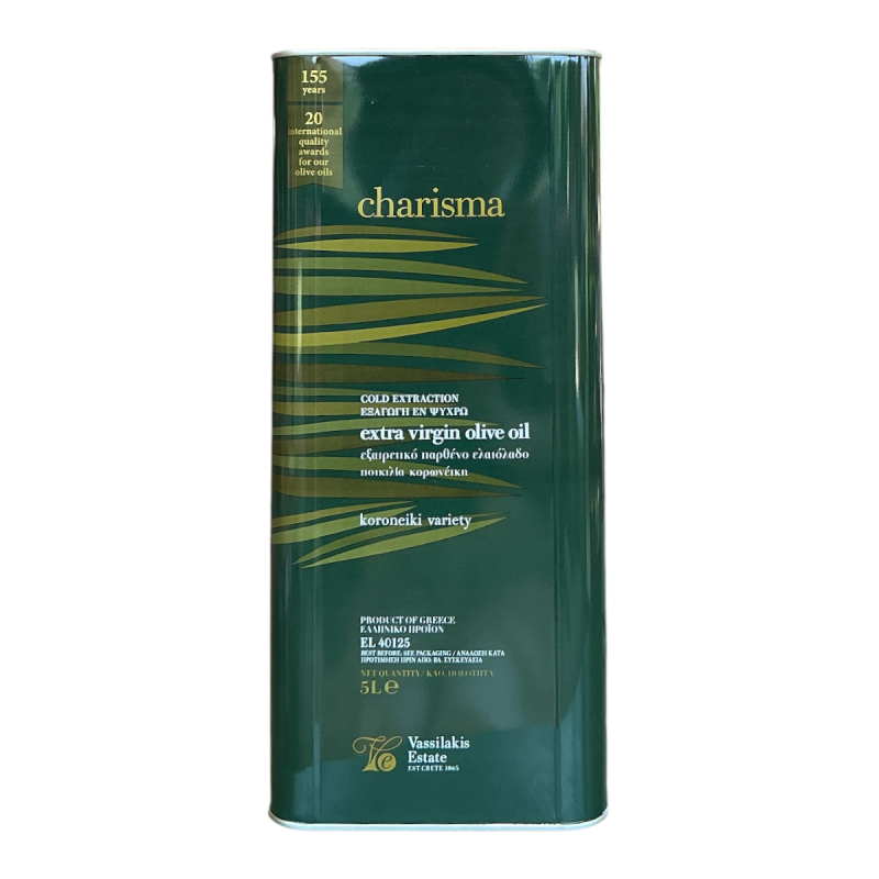 Huile d’olive vierge extra Charisma VASSILAKIS ESTATE 5 l