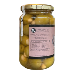 Olives vertes farcies aux amandes en bocal PREMIUM CRETE 190 g net