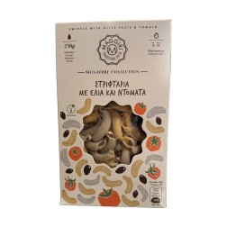 Pâtes crétoises Striftaria à l'olive et à la tomate MAGGIRI 250 g