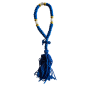 Komboskini - chapelet de prière orthodoxe bleu 35 nœuds