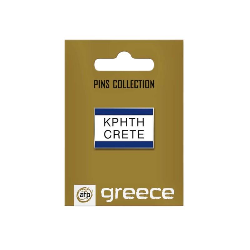 Pin’s panneau crétois KRHTH "CRETE" ATP