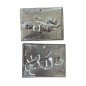 Ex-voto grec Bébé (tama) - plaque votive orthodoxe métal argenté 6 x 8 cm