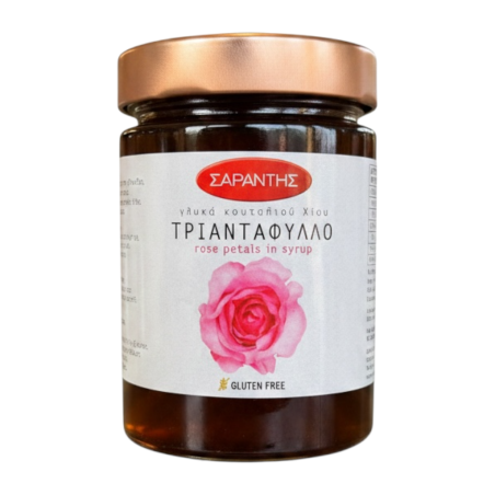 Pétales de roses confits au sirop SARANTIS 453 g