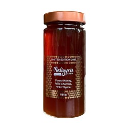 Miel de forêt, cerises sauvages et thym sauvage ÉDITION LIMITÉE 2025 MELIGYRIS 550 g