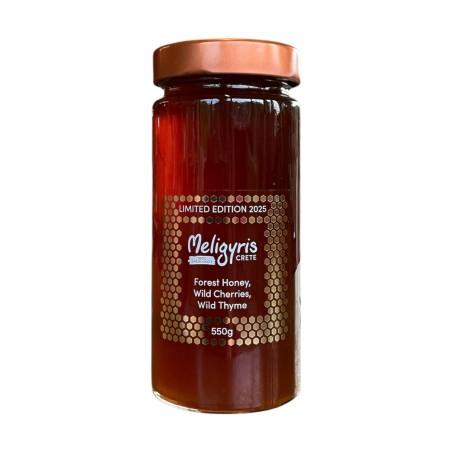 Miel de forêt, cerises sauvages et thym sauvage ÉDITION LIMITÉE 2025 MELIGYRIS 550 g