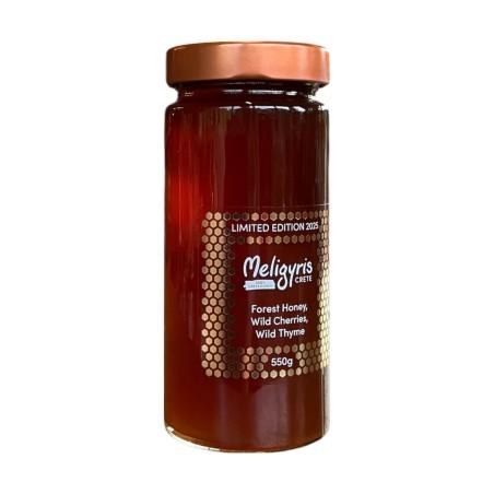 Miel de forêt, cerises sauvages et thym sauvage ÉDITION LIMITÉE 2025 MELIGYRIS 550 g