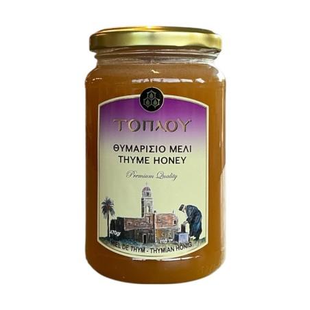 Miel de thym crétois TOPLOU 470 g