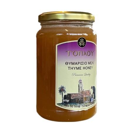 Miel de thym crétois TOPLOU 470 g