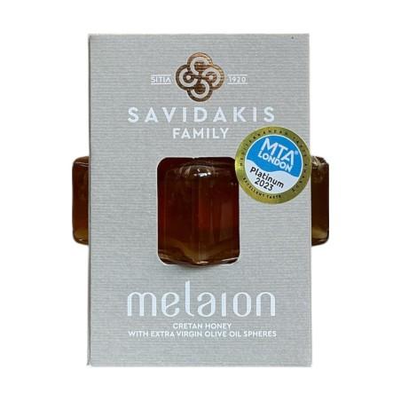 Miel Melaion aux sphères d’huile d’olive IGP Sitia de la famille Savidakis TOPLOU 150g