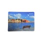 Magnet souvenir de Crète-Grèce "Vieux port de Canée" 7,4x5,5 cm
