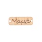 Pendentif rectangle en bois MAMA 'Maman' 3,5x1,2