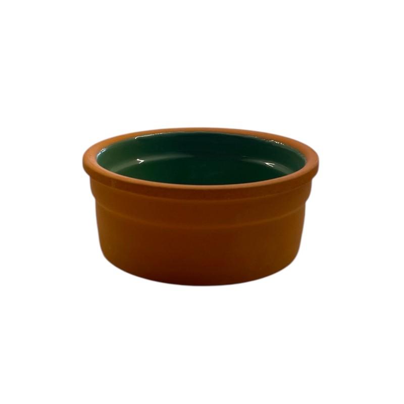 Ramequin en terre cuite vert d'eau ESPIEL 4,5x9,5x9,5 cm