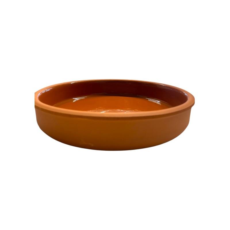 Plat rond en terre cuite émaillé ESPIEL 4x21,5x21,5 cm