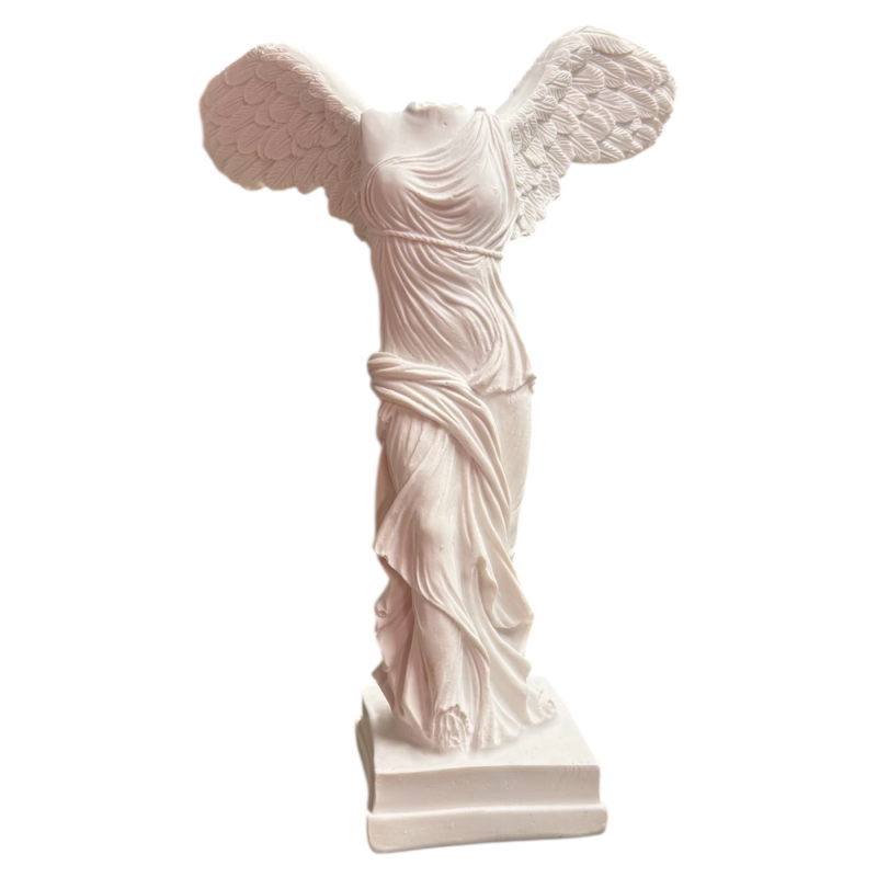 Statue décorative Victoire de Samothrace en polyrésine 23,5 cm
