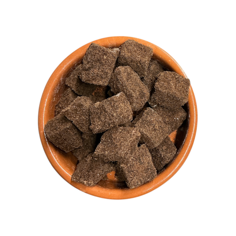 Loukoums à la banane enrobés de biscuit en poudre de Lamia TSIATSOS en vrac par 200 g