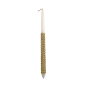 Bougie de Pâques artisanale de Grèce décorée à la main avec strass dorés - Lambada 42 cm