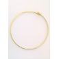 Bracelet en métal or ou argent 6,50 cm x 1.0 mm