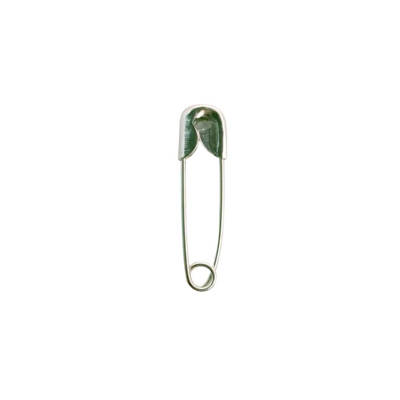Epingles à nourrice métal or argent 2x0.5 cm par 10 pièces