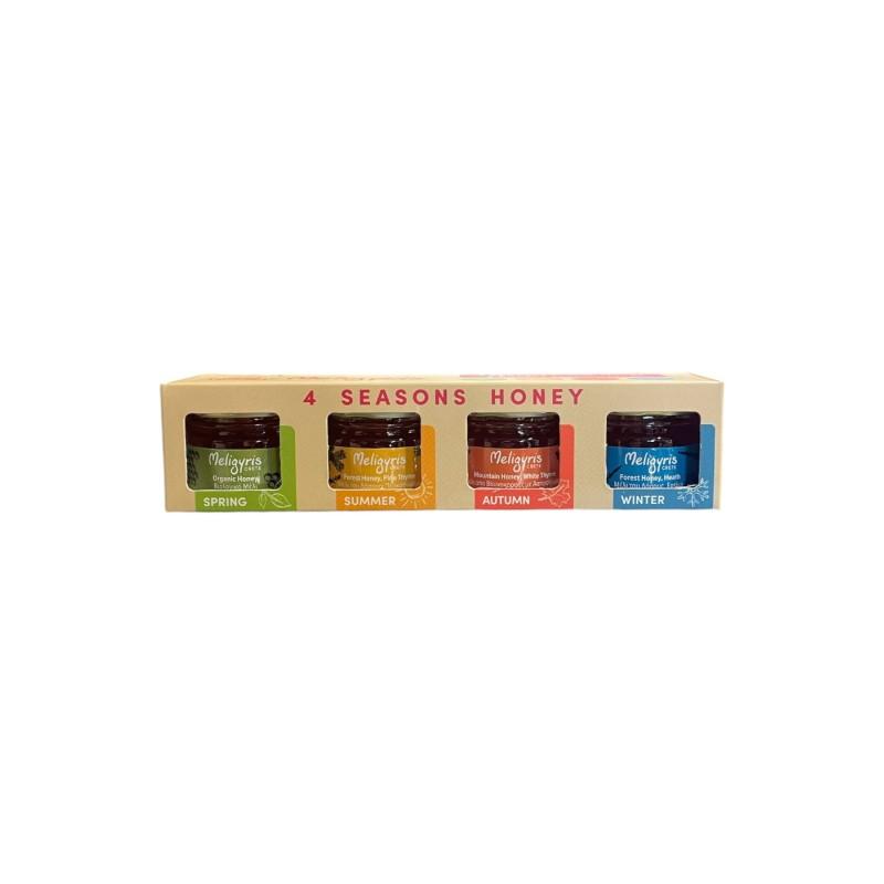 Coffret de Miel grec MELIGYRIS 4x30g