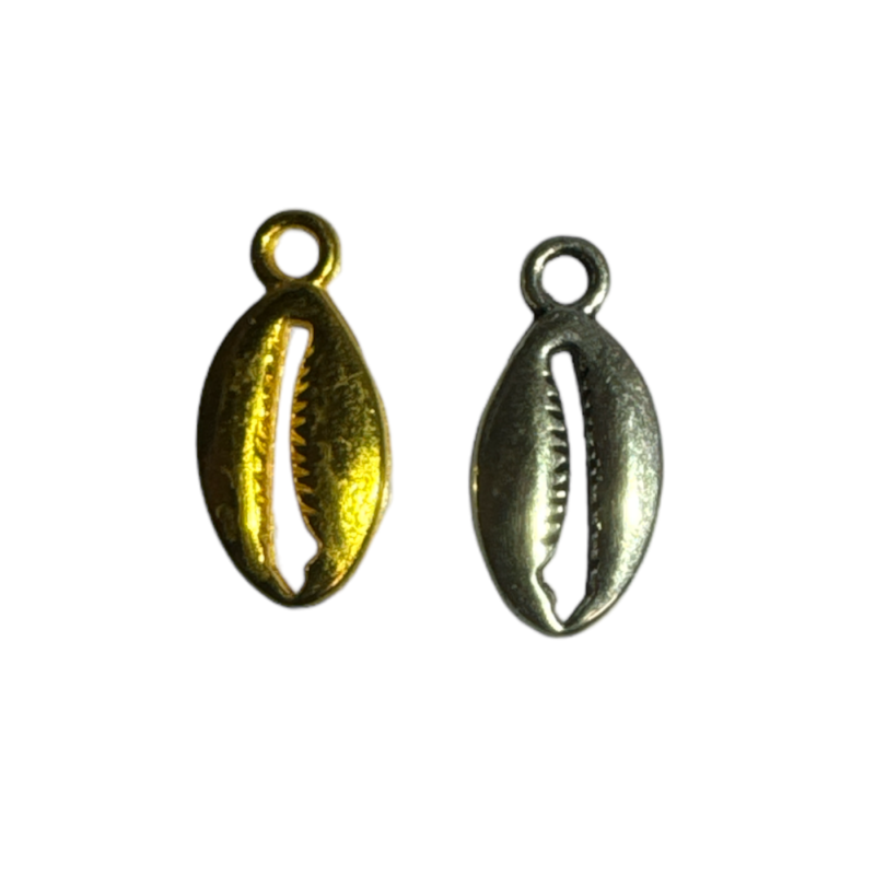 Pendentif coquillage en métal, 1,77 cm, différentes couleurs