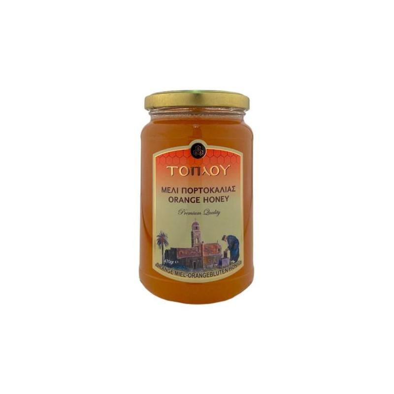 Miel d'oranger de Crète TOPLOU 470 g