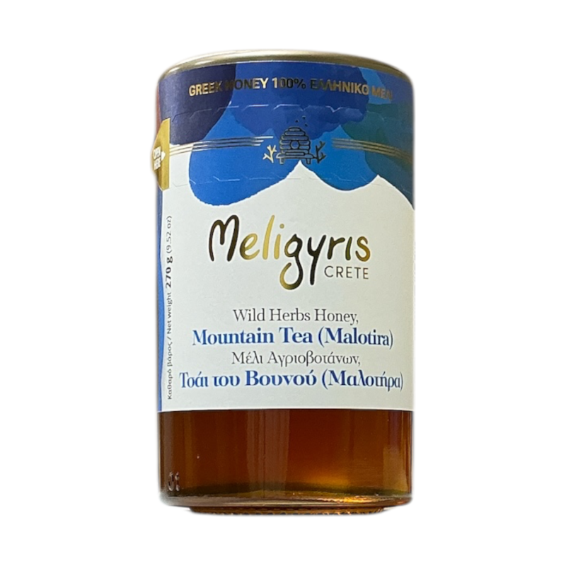 Miel de montagne avec Malotira "thé de montagne" MELIGYRIS 270 g Miel de montagne avec Malotira "thé de montagne" MELIGYRIS 270 g