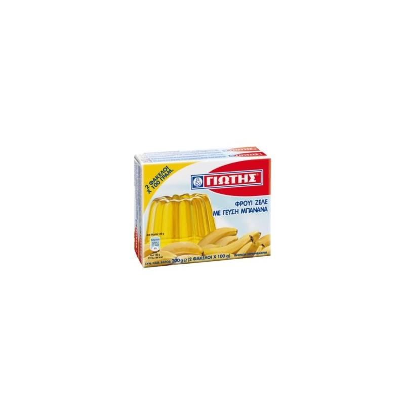 Préparation pour gelée parfumée à la banane JOTIS 200 g (2 sachets de 100 g)
