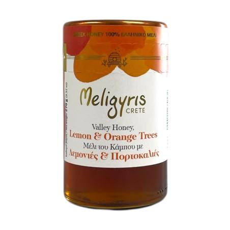 Miel de Vallée fleur d’oranger et citronnier MELIGYRIS 270 g