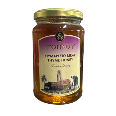 Miel de thym crétois TOPLOU 470 g