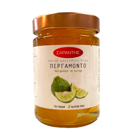 Bergamotes confites au sirop SARANTIS 453 g